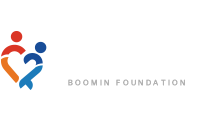 부민공익재단 어두운 배경 로고